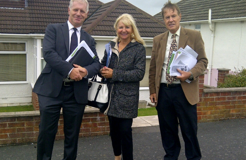 Clarence, Karen and Geoffrey