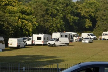 Travellers in Surrenden Field